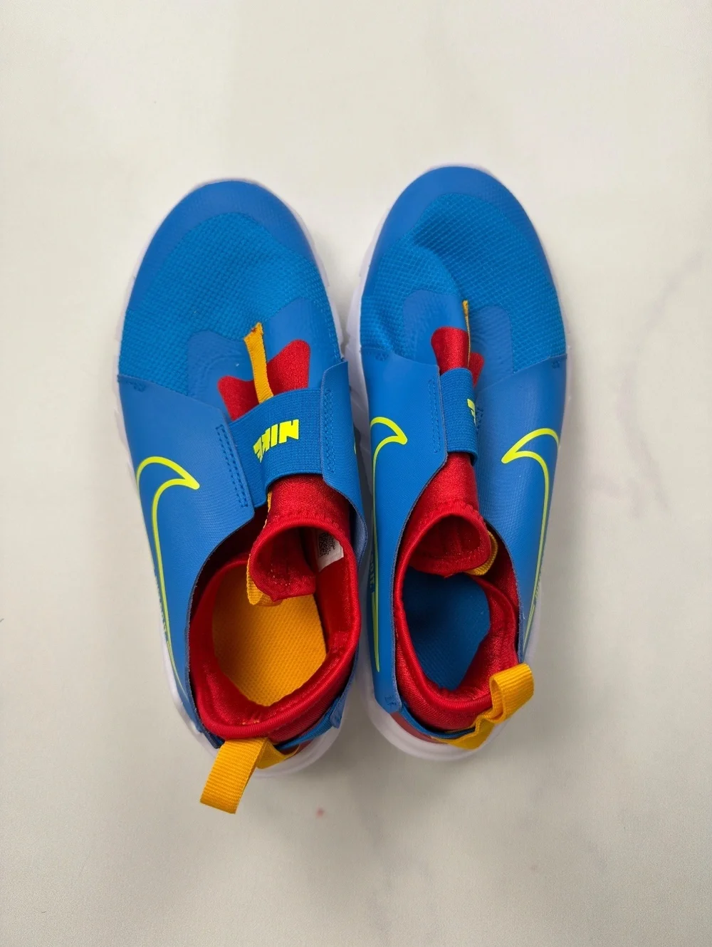 Nike Flex Runners Slip-On Sneakers Blue Athletic Comfort - Boys 7Y